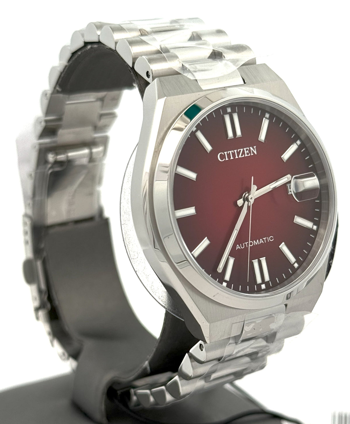 Citizen TSUYOSA Automatic Stainless Steel Red Dial 40mm Watch, NJ0150-56W