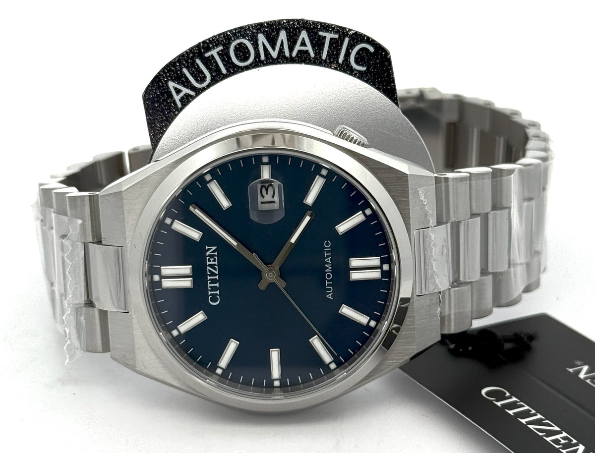 Citizen TSUYOSA Automatic Stainless Steel Blue Dial 40mm Watch, NJ0150-56L