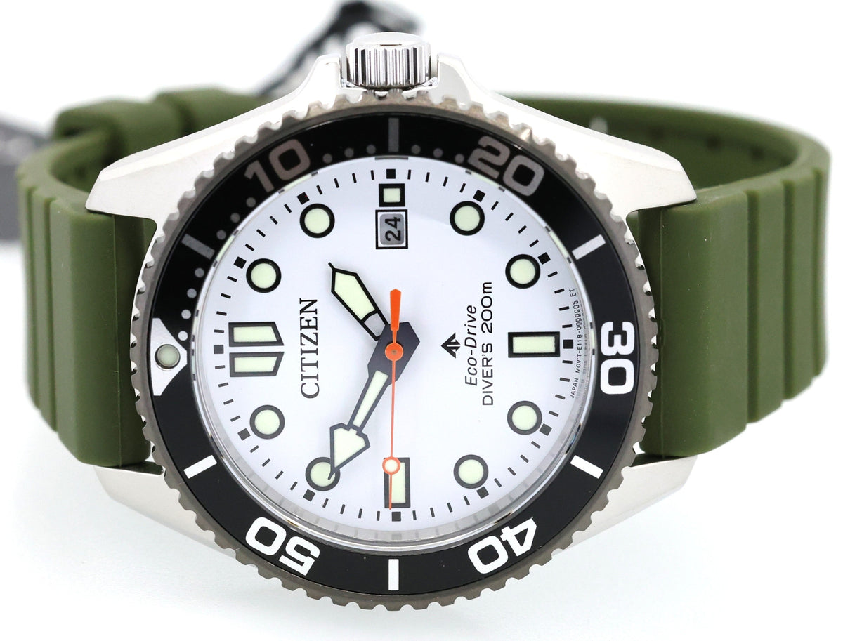 Citizen Promaster Dive White Dial 40.6mm, BN0265-00A, Box/Card