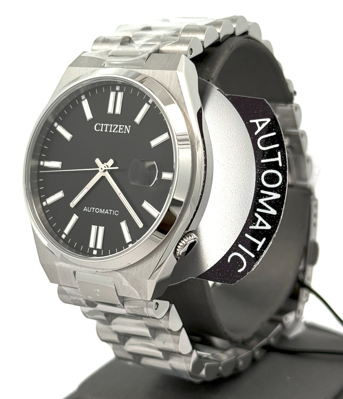 Citizen TSUYOSA Automatic Stainless Steel Black Dial 40mm Watch, NJ0150-56E