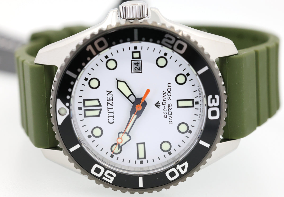 Citizen Promaster Dive White Dial 40.6mm, BN0265-00A, Box/Card