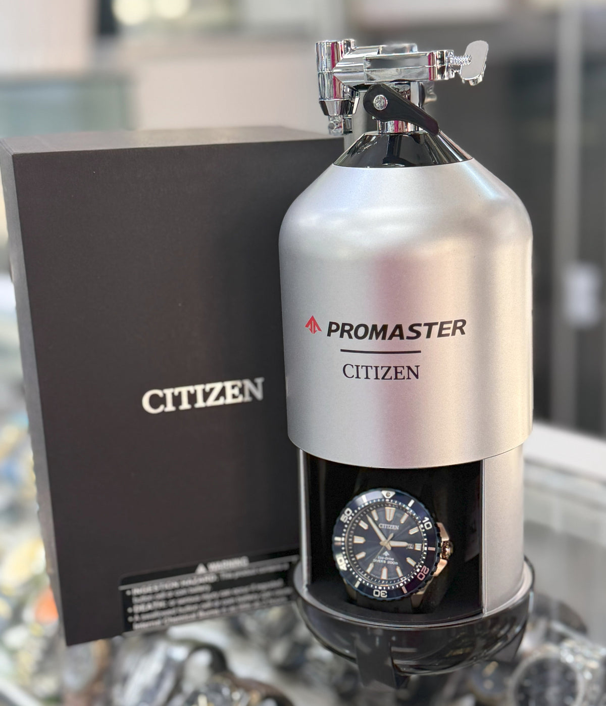 Citizen Promaster Dive Dark Blue Dial 45mm Watch, BN0196-01L