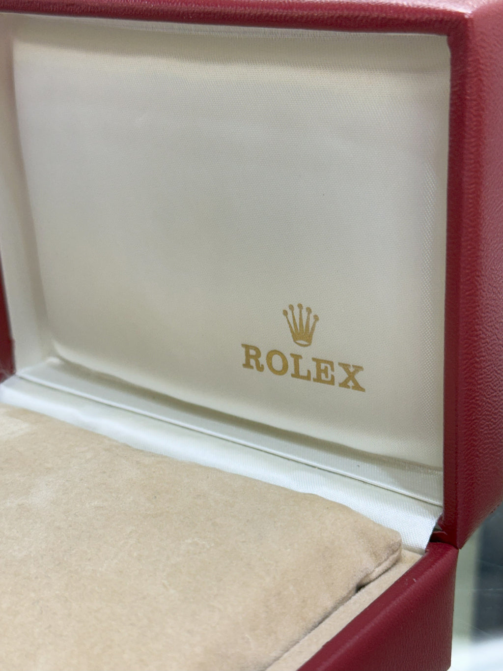 VINTAGE ROLEX WATCH BOX MONTRES ROLEX S.A.GENEVE SUISSE 14.00.02 (Pre-owned)