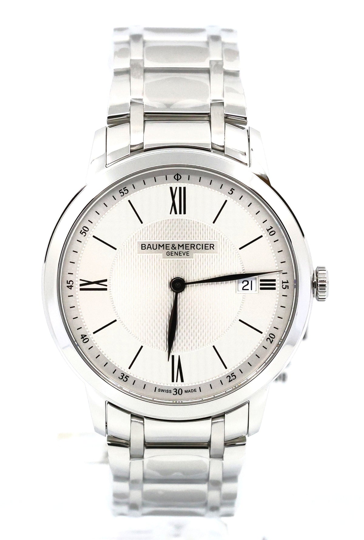 Baume & Mercier Classima M0A10883 Quartz Silver Dial Men's 40mm Watch, S17134