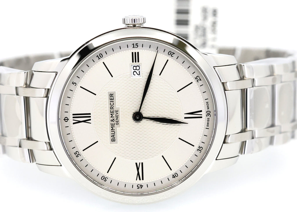 Baume & Mercier Classima M0A10883 Quartz Silver Dial Men's 40mm Watch, S17134