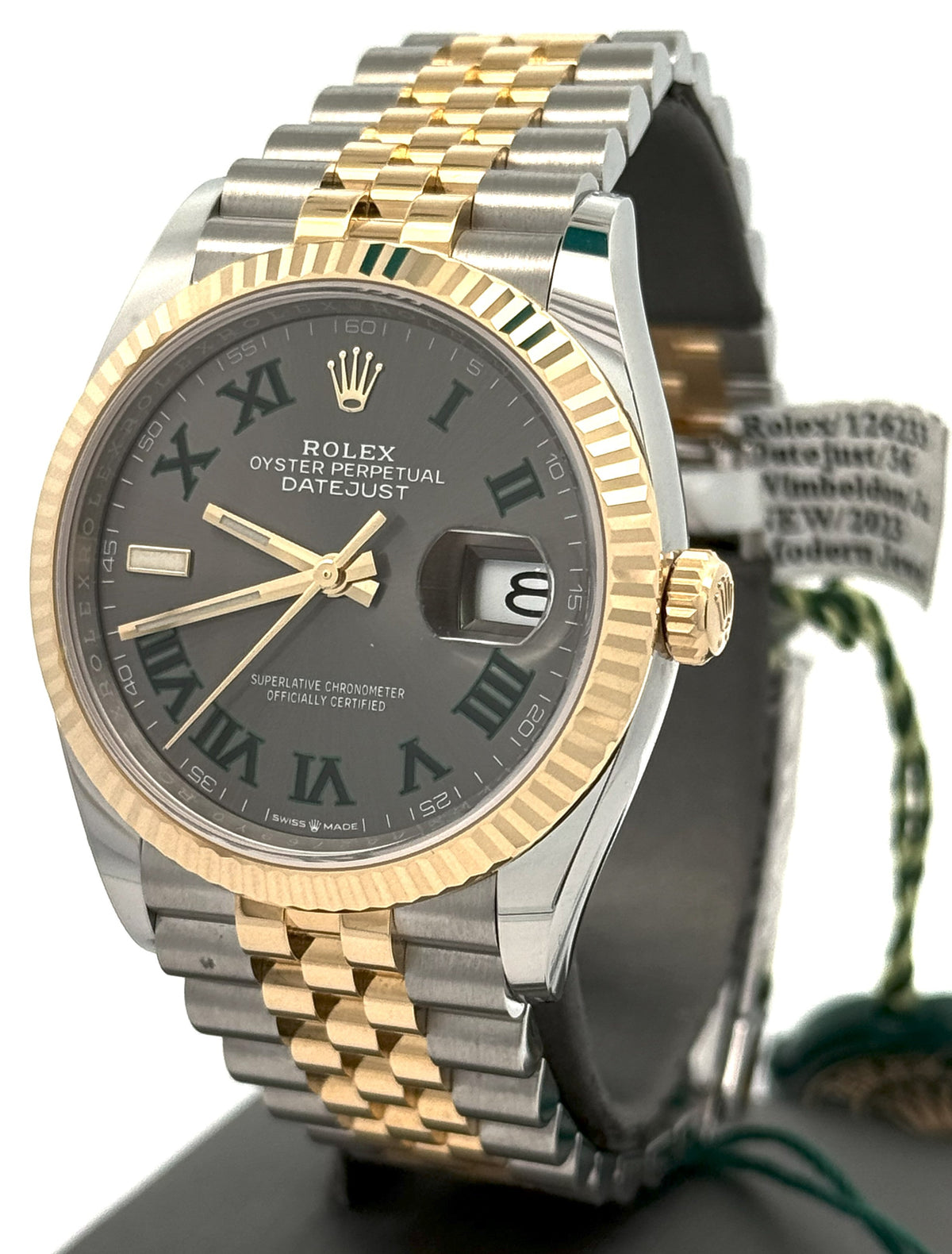 Pre-Owned Rolex Datejust 36mm, 2 tone 18k Yellow Gold Watch, 126233, S15924