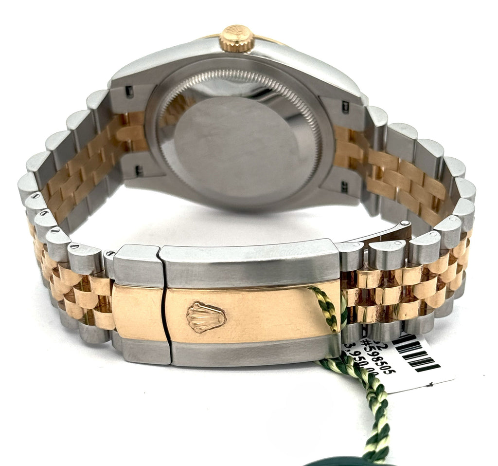 Pre-owned Rolex Datejust 36 Dial  - 126233 - 36mm - Yellow Gold/Steel Golden Fluted Motif Watch, S16282