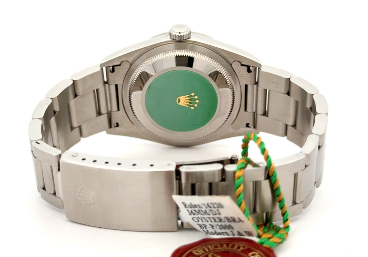Pre-Owned Rolex Datejust 36mm 16220 Watch, S108528