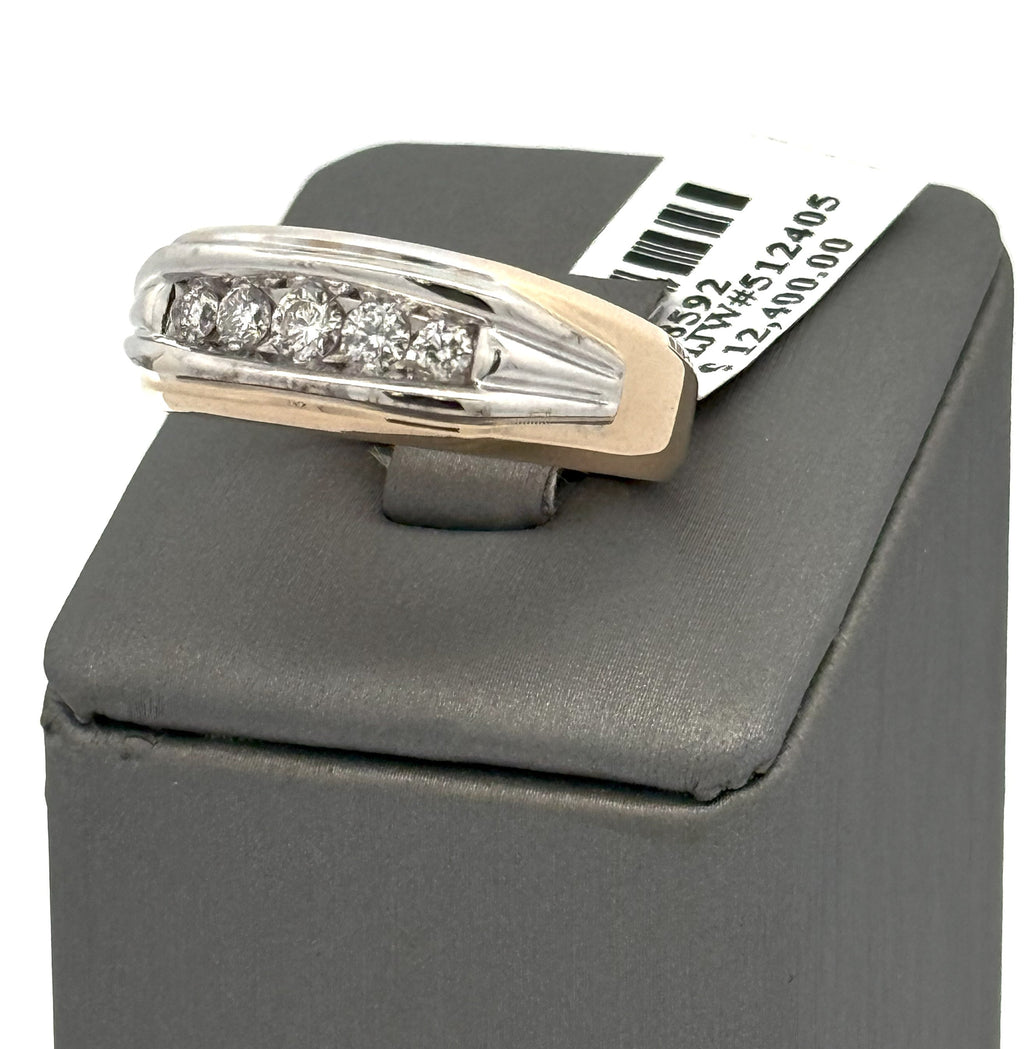14k Yellow Gold 0.75 CT Diamond Men's Ring, S108592