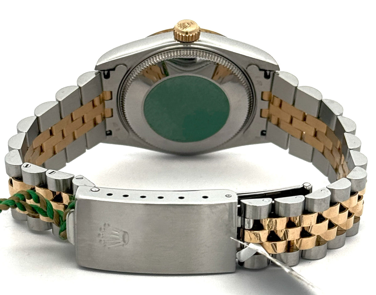 Pre-owned Rolex Datejust 31 Champagne Dial - 68273 - 31mm - Yellow Gold & Stainless Steal, S16413