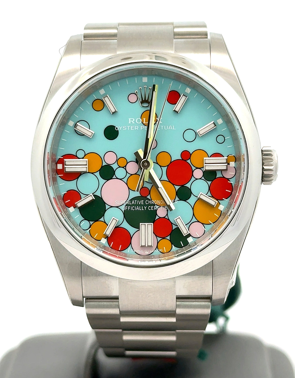 NEW 2025 Rolex Oyster Perpetual 36mm Celebration Dial Watch 126000, S108420