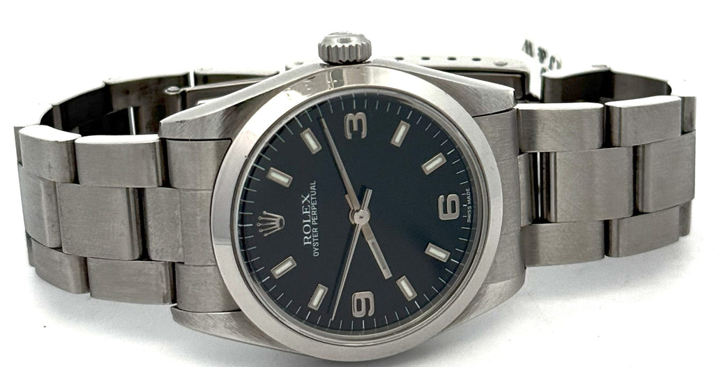 Pre-Owned Rolex Datejust 31mm - Black Dial - 77080 Watch, S108348