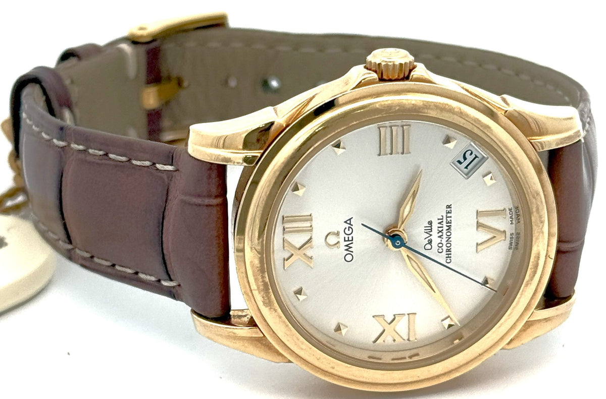Omega De Ville 18K Yellow Gold Automatic Watch 4681.31.35 (Pre-owned)