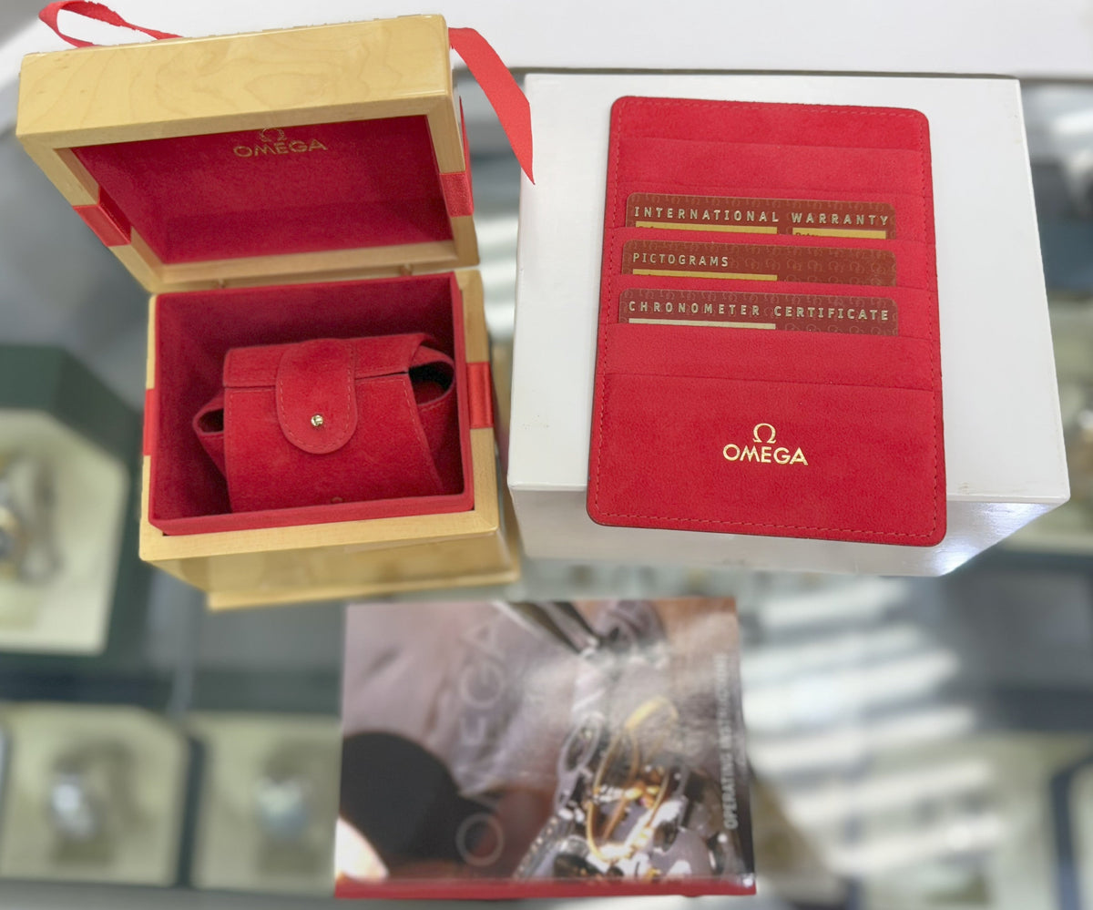 Omega De Ville 18K Yellow Gold Automatic Watch 4681.31.35 (Pre-owned)