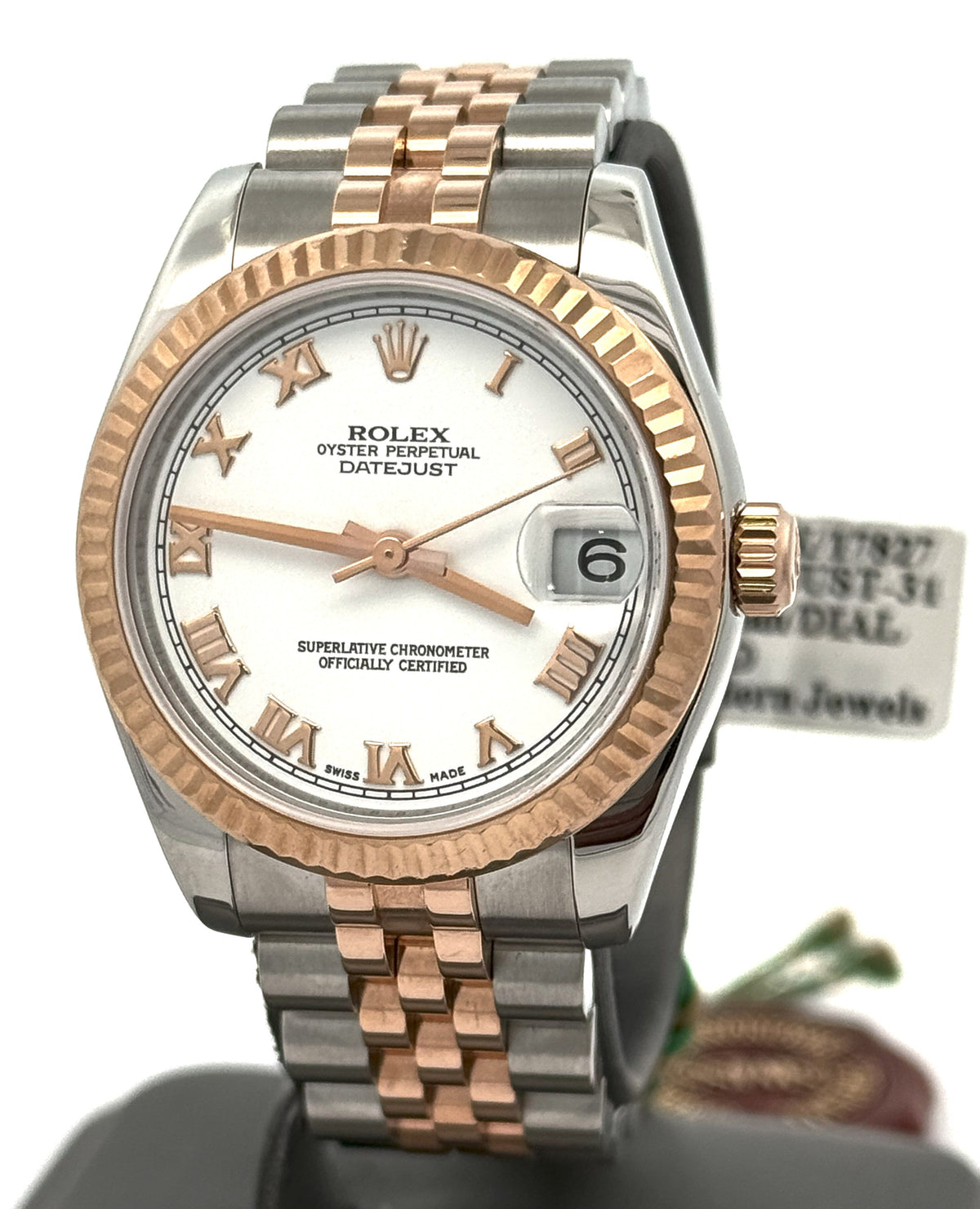 Pre-Owned Rolex Datejust 31mm - White Dial - 178273 Watch, S16026