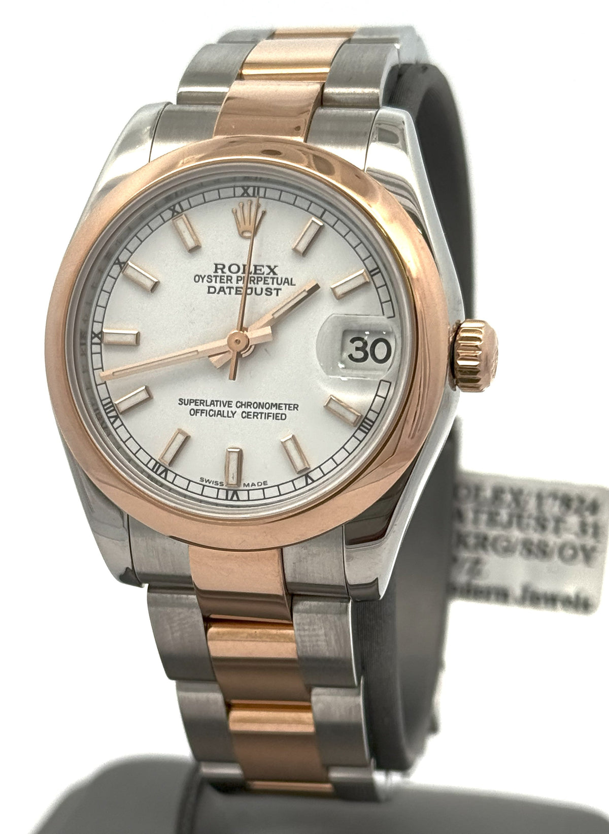 Pre-Owned Rolex Datejust 31mm - White Dial - 178241 Watch, S16365