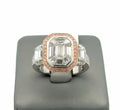 Simon G. 18k Rose & White Gold Ladies 2.50CT Diamond Ring, 9.5g, Size 7.5 S108677