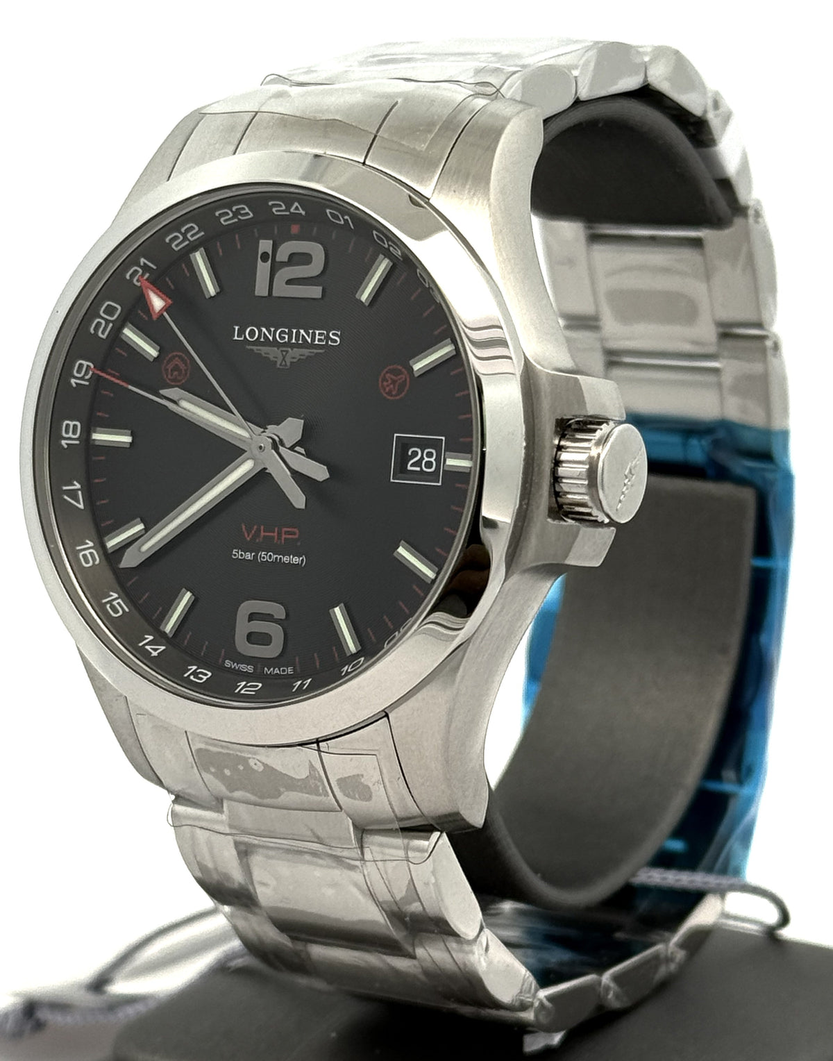 Longines Conquest V.H.P. Men's Watch 43mm L37284566, L3.728.4.56.6, S16780
