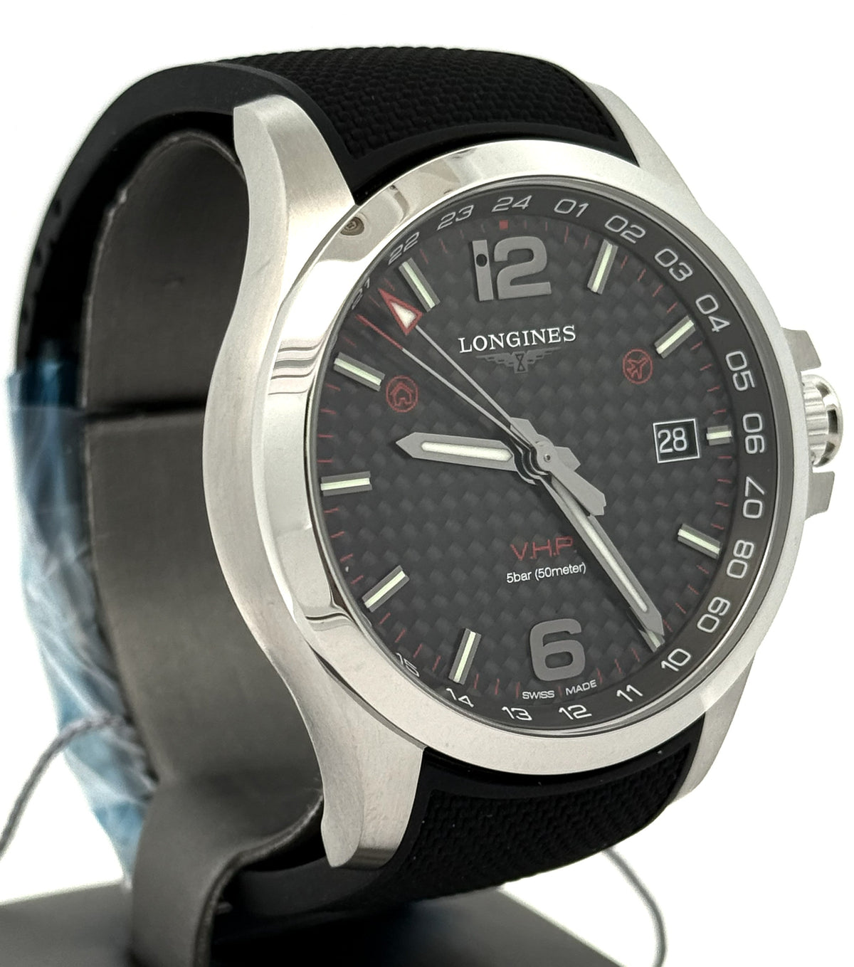 Longines Conquest V.H.P. Men's Watch 43mm, L3.728.4.66.9, L37284669