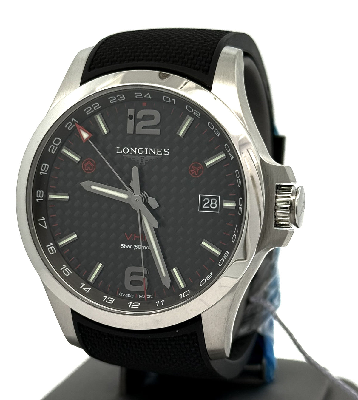 Longines Conquest V.H.P. Men's Watch 43mm, L3.728.4.66.9, L37284669
