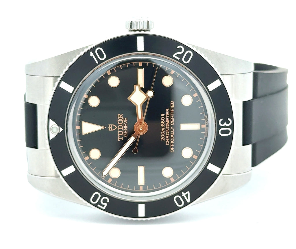 TUDOR GENEVE Black Bay 54 37 mm Steel Case Rubber Strap M79000N-0002 (PRE-OWNED) 2025, S16752