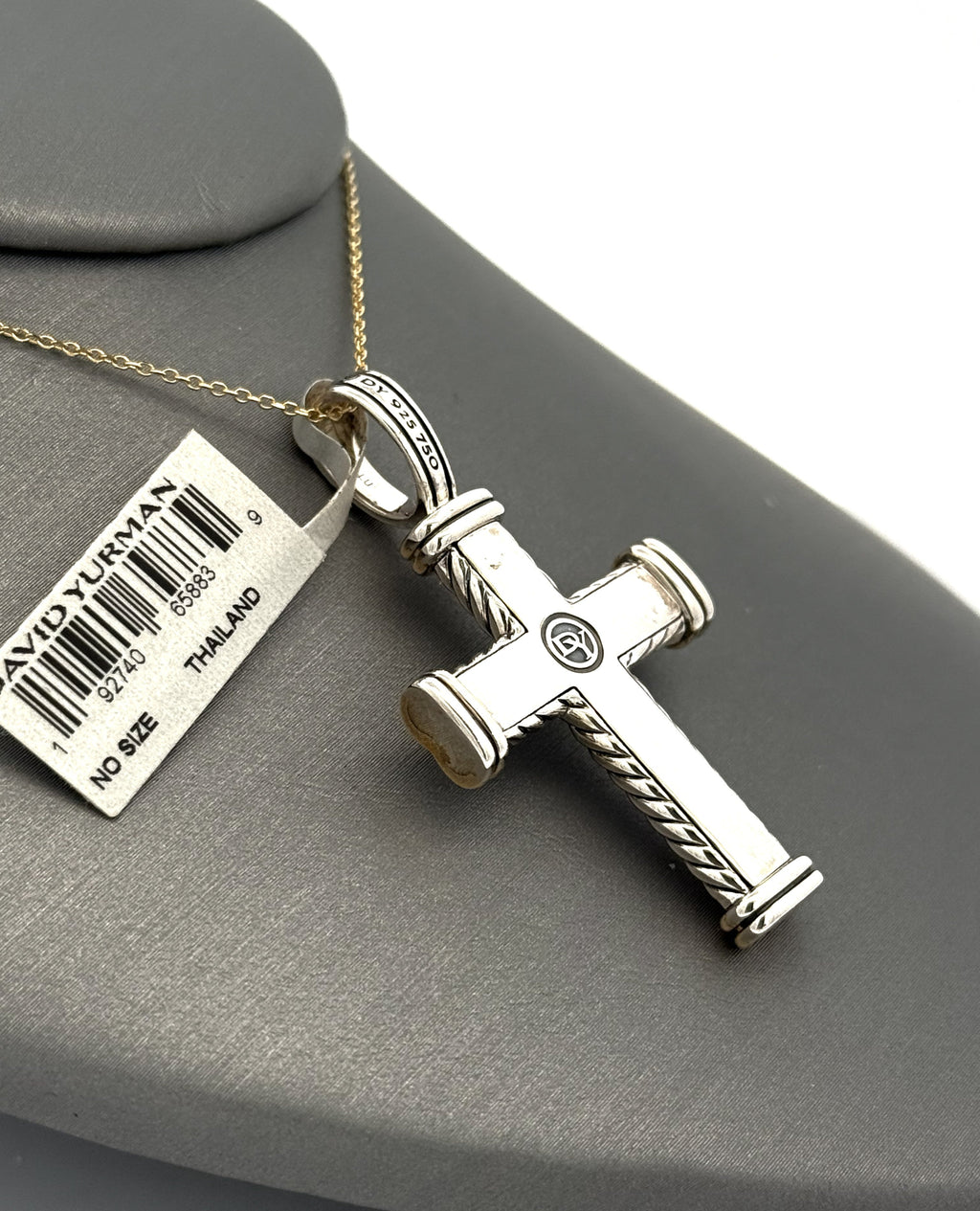 David Yurman Chevron Cross Pendant