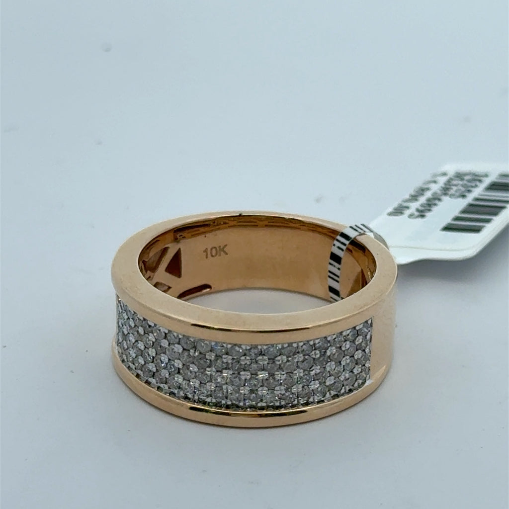 10k Yellow Gold 0.75CT Diamond Men's Wedding Band, 7.8g, Size 10, S16355