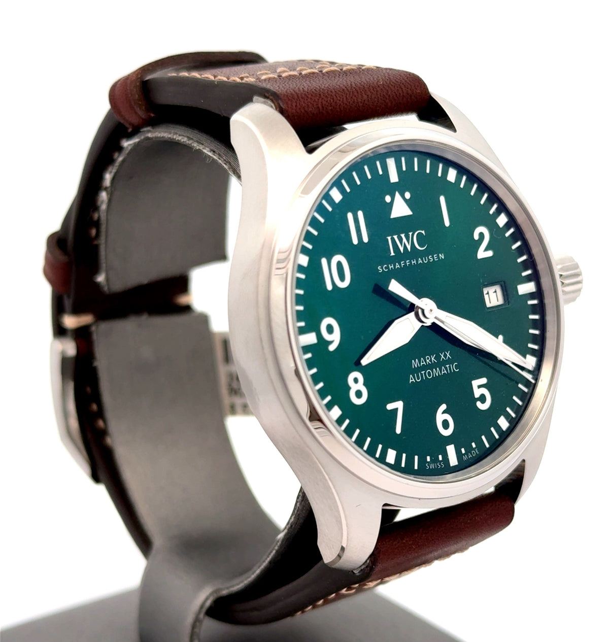 IWC PILOT'S WATCH MARK XX - IW328205 - 40 MM -GREEN DIAL - BRAND NEW !
