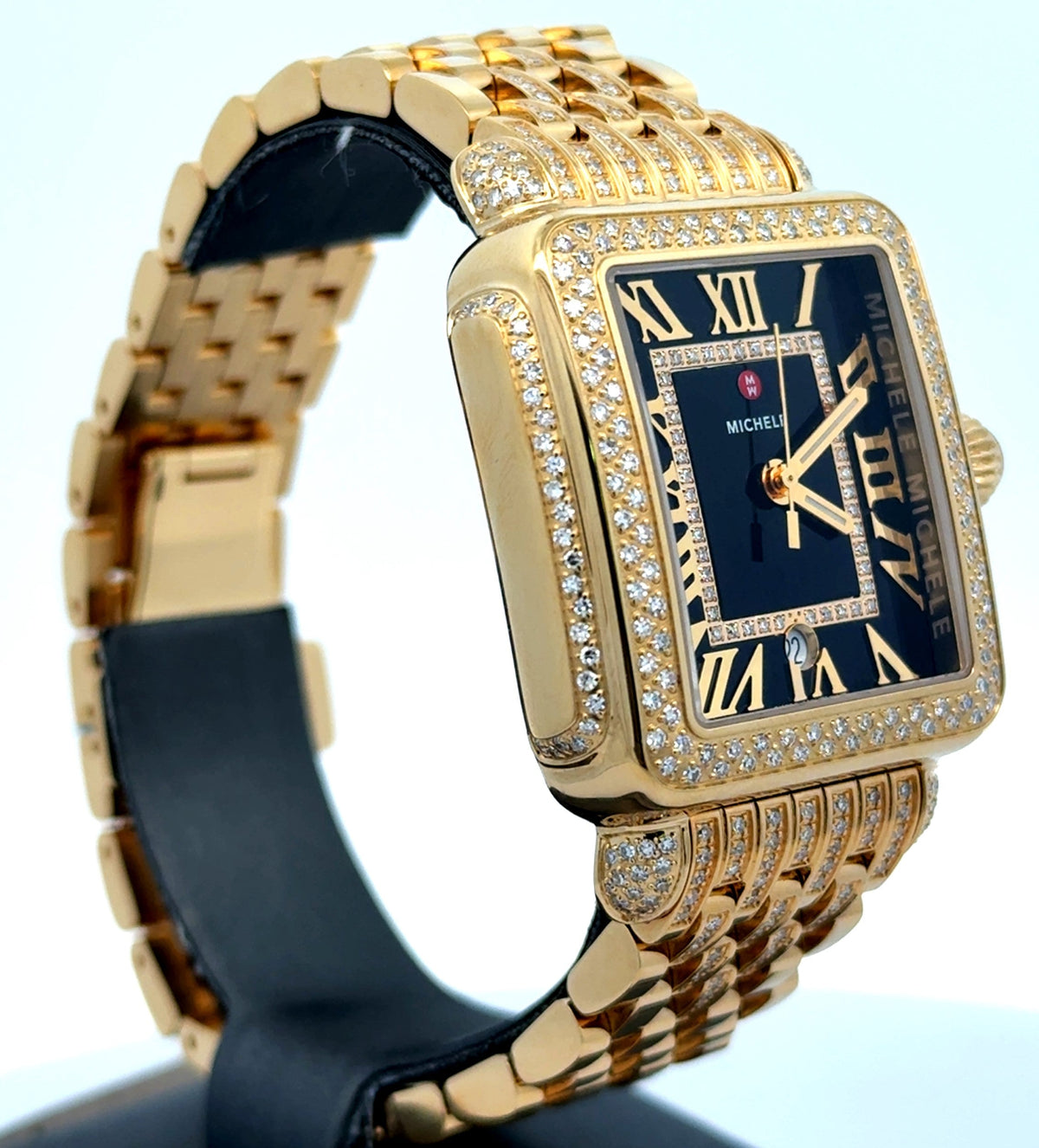 Special Edition Deco Madison 18K Gold-Plated Diamond Watch MWW06T000273