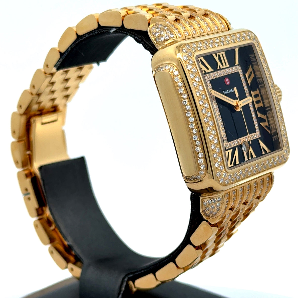 Special Edition Deco Madison 18K Gold-Plated Diamond Watch MWW06T000273