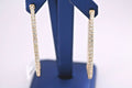 14K Yellow Gold 8.00 CT Diamond Inside Out Hoop Earrings, 18.9gm