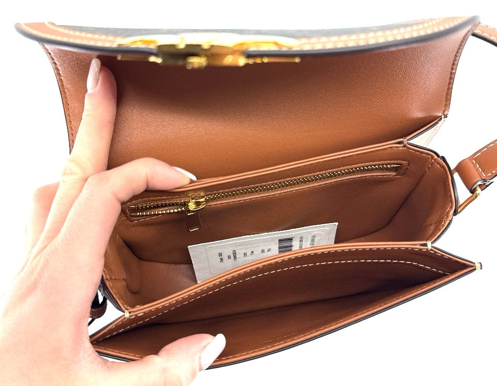 Celine Leather Triomphe Teen Buzas Shoulder Bag 110962BZ4